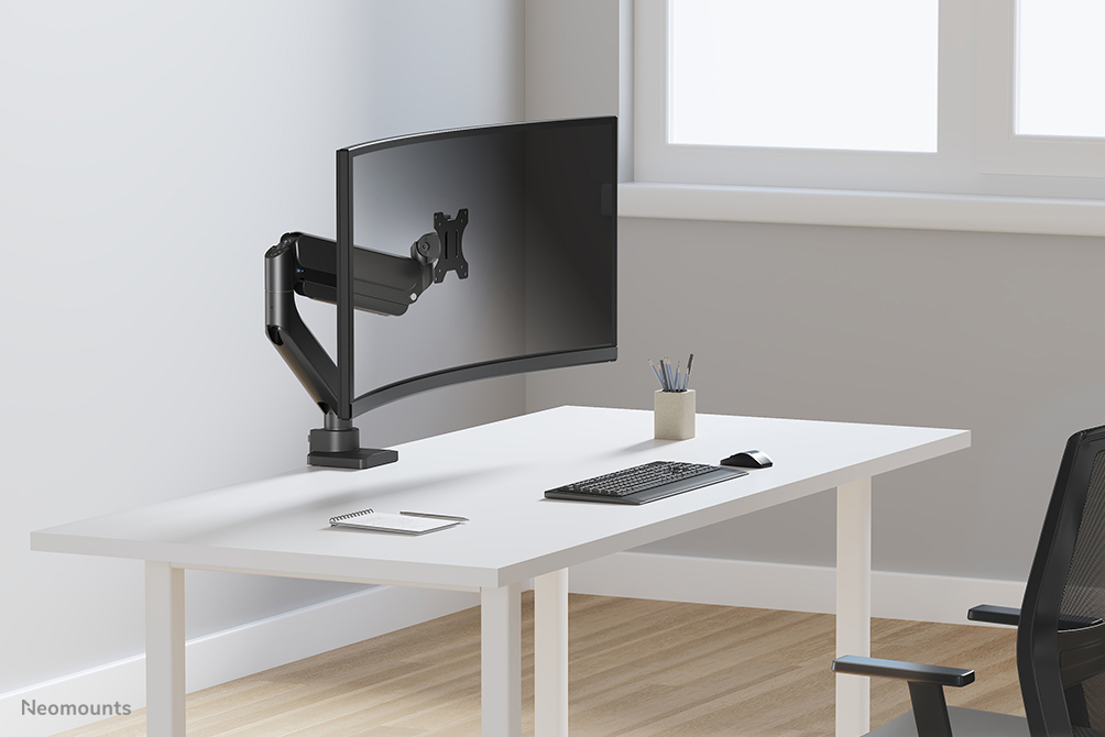 Neomounts DS70PLUS-450BL1 Braccio per monitor 17-49" - molla a gas - Topfix - 180°-stop